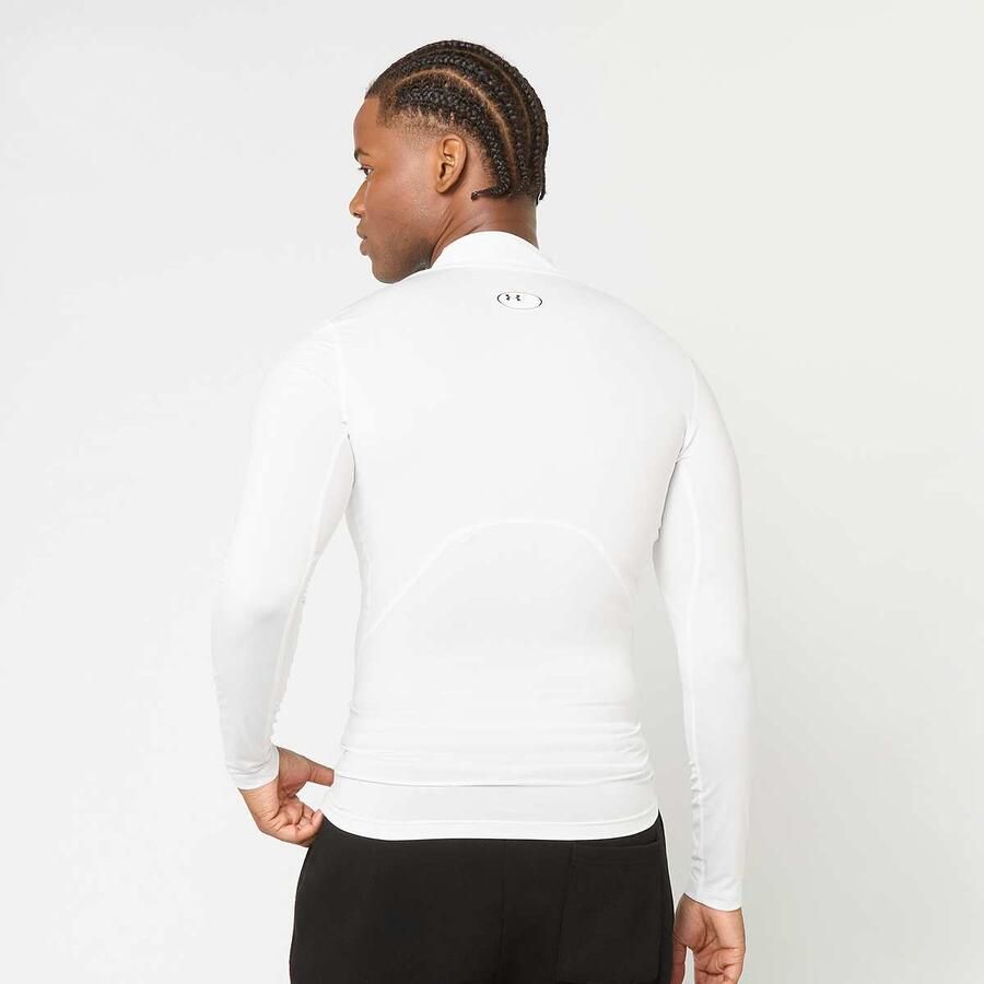 Under Armour HeatGear Compression Mock Long Sleeve Men Longsleeves wit Maat XL Kleding