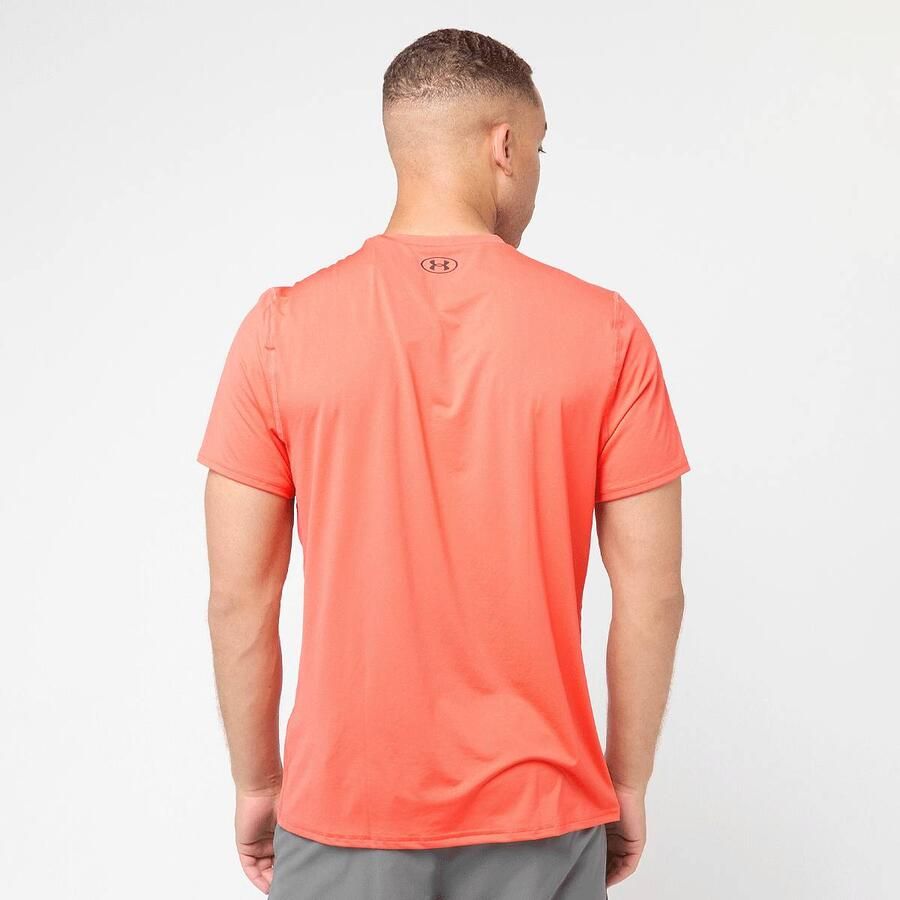 Under Armour Heatgear Fitted Shortsleeve Men T-Shirts & Polo's oranje Maat XL Kleding