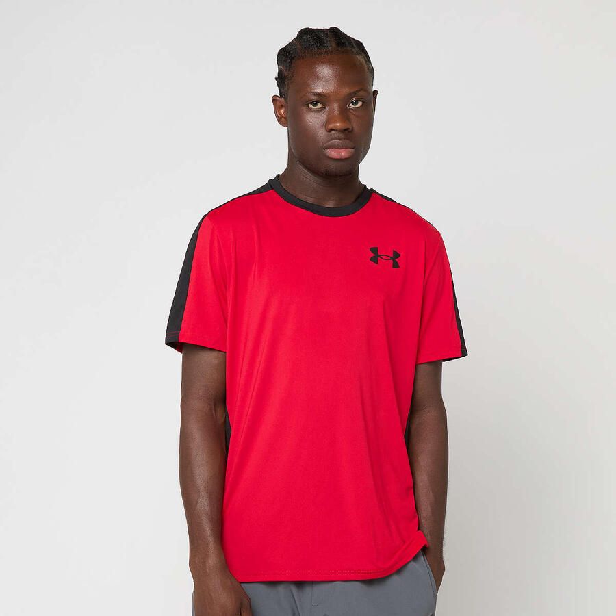 Under Armour Heatgear Wordmark Short Sleeve Tee Men T-Shirts & Polo's rood Maat XL Kleding - Foto 3