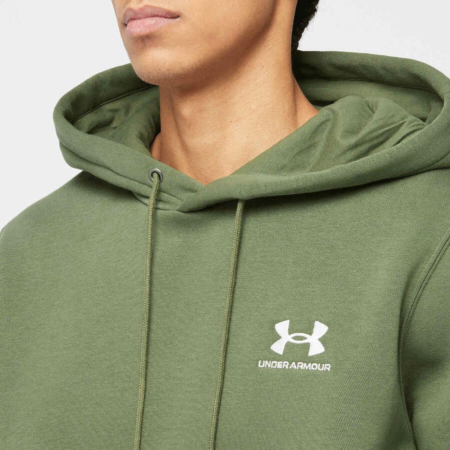 Under Armour Icon Fleece HD Taping Men Hoodies & Sweaters groen Maat XL Kleding - Foto 2