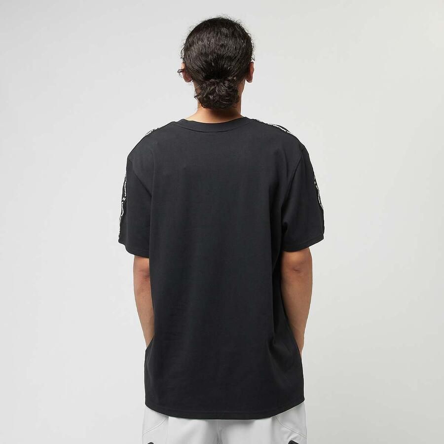 Under Armour Icon HWT Tee Taping Men T-Shirts & Polo's zwart Maat XL Kleding