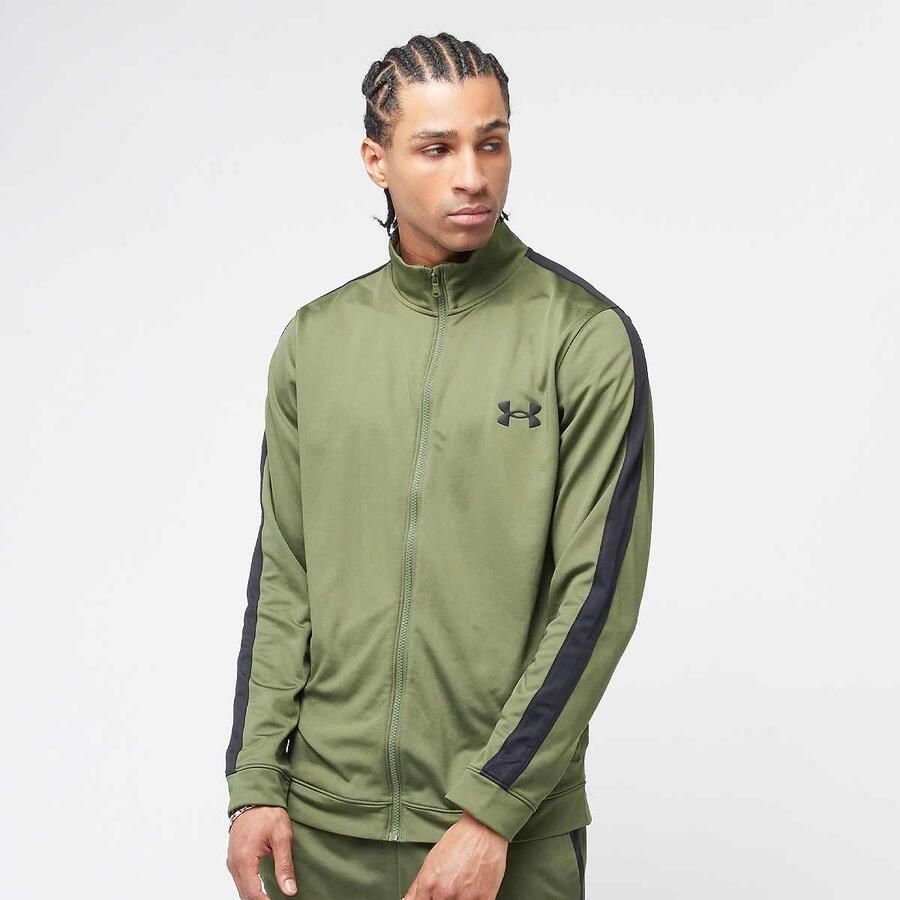 Under Armour Rival Knit Track Suit Men Trainingspakken groen Maat XL Kleding
