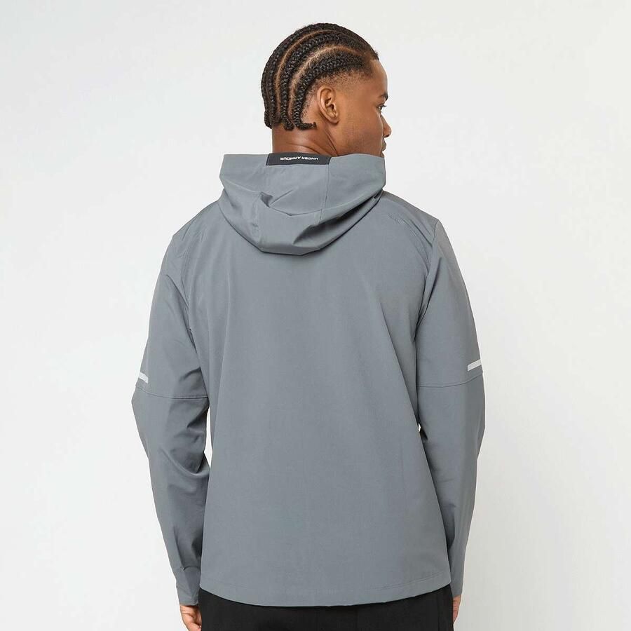 Under Armour Tech Utility Woven Jacket Men Trainingspakken grijs Maat XL Kleding