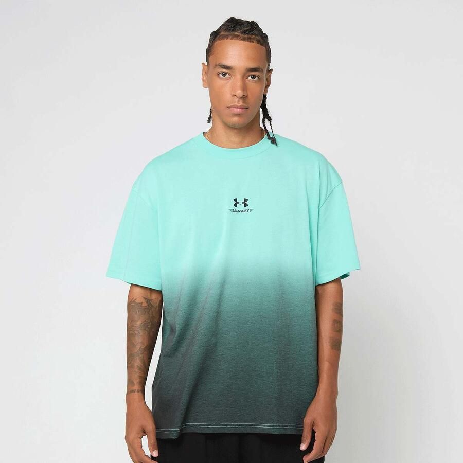 Under Armour UA x Mansory Fade Shortsleeve Men T-Shirts & Polo's turkoois Maat XL Kleding - Foto 3