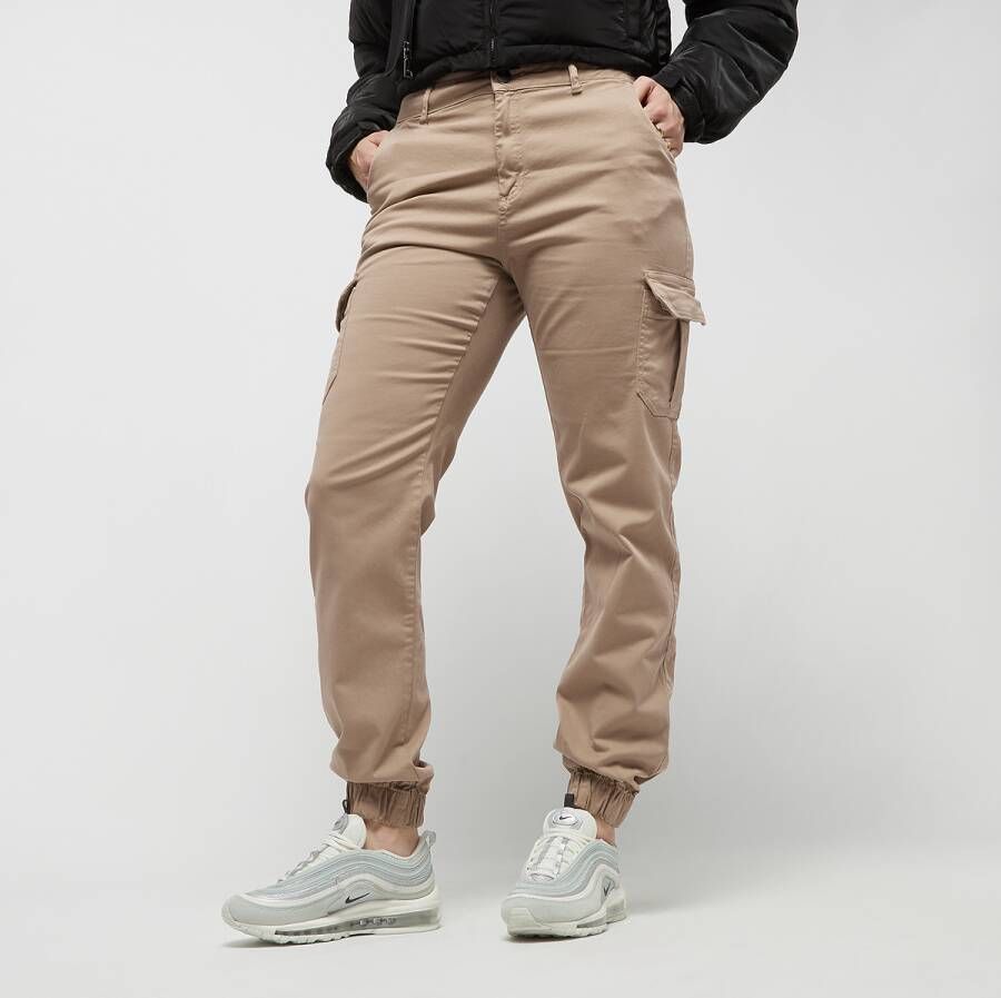 Urban Classics High Waist Cargo Pants Cargobroeken Kleding unionbeige maat: 30 beschikbare maaten:26 27 28 30 31