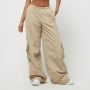 Urban Classics Wide Crinkle Nylon Cargo Pants Cargobroeken Kleding concrete maat: XS beschikbare maaten:XS M L XL - Thumbnail 1