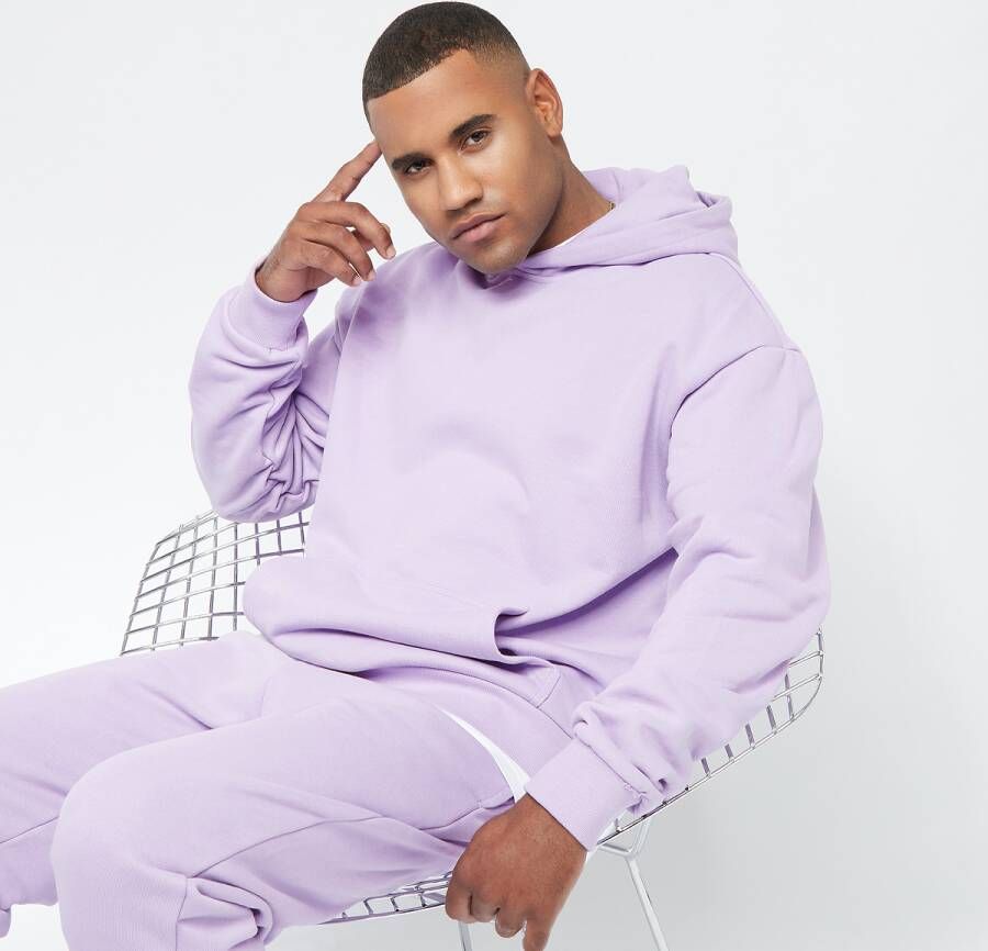 Urban Classics Ultra Heavy Hoodie Hoodies Kleding lilac maat: L beschikbare maaten:XS S L XL XXL