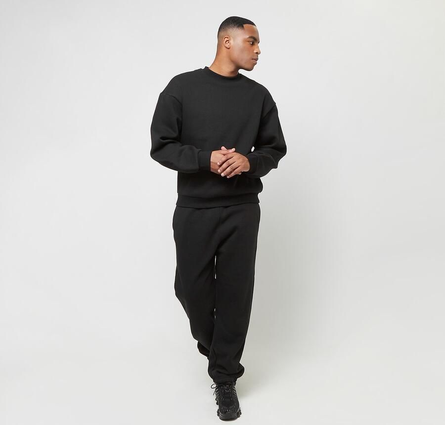 Urban Classics Fluffy Crewneck softpink Men Hoodies & Sweaters zwart Maat S Kleding - Foto 2