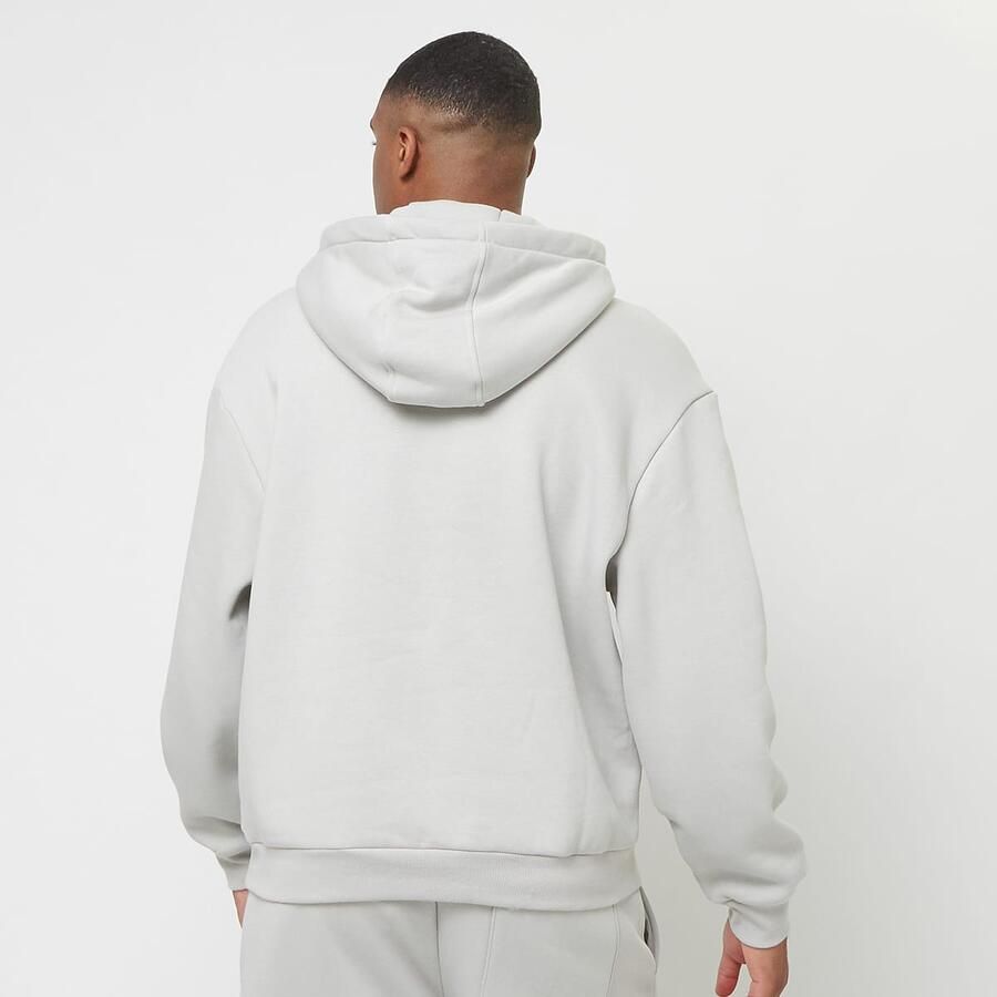 Urban Classics Fluffy Hoody Men Hoodies & Sweaters grijs Maat XXL Kleding