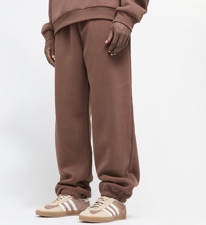 Urban Classics Fluffy Sweatpants Men Trainingsbroeken bruin Maat XS Kleding - Foto 3
