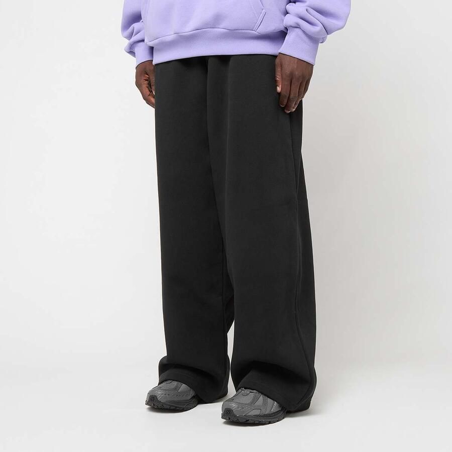 Urban Classics Fluffy Wide Leg Trackpants Men Trainingsbroeken zwart Maat XXL Kleding - Foto 3