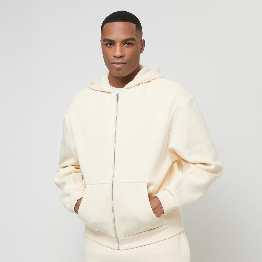Urban Classics Fluffy Zip Hoody Men Hoodies & Sweaters beige Maat XL Kleding - Foto 3