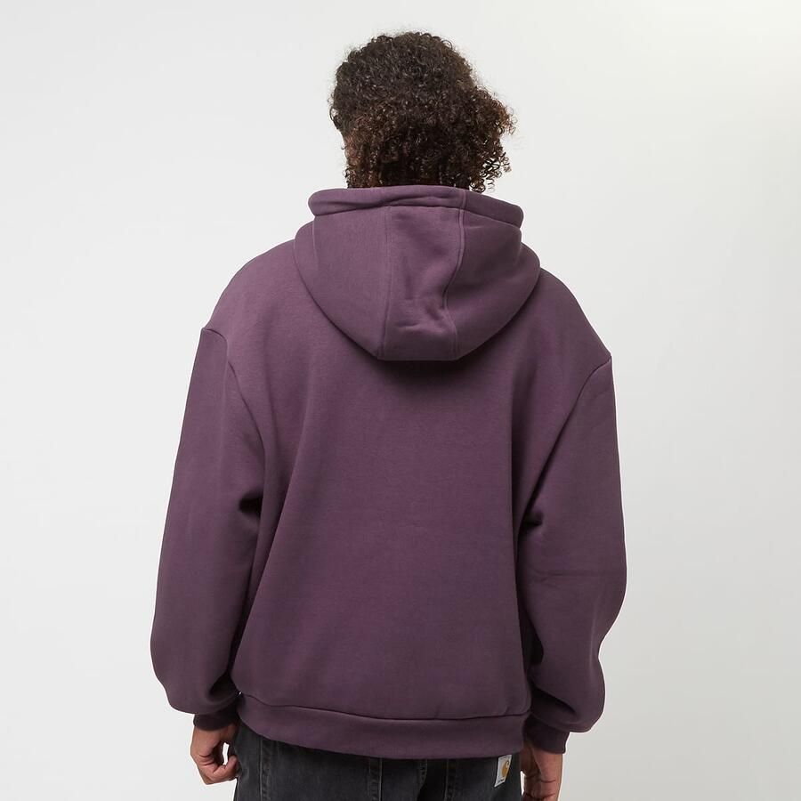 Urban Classics Fluffy Zip Hoody Men Hoodies & Sweaters roze Maat XS Kleding