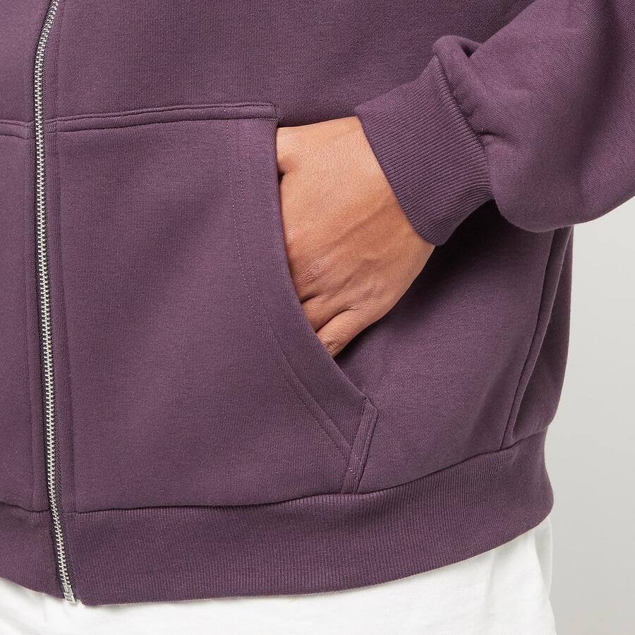 Urban Classics Fluffy Zip Hoody Men Hoodies & Sweaters roze Maat XS Kleding - Foto 2