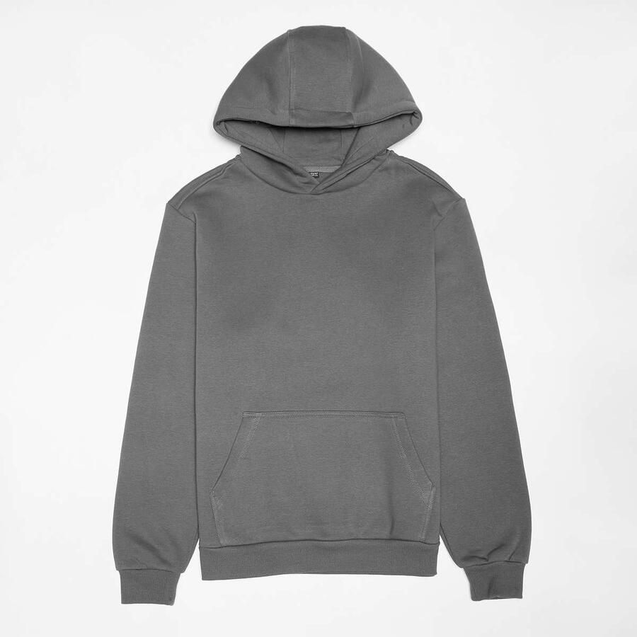 Urban Classics Kids Fluffy Hoody Unisex Hoodies & Sweaters grijs Kleding - Foto 2