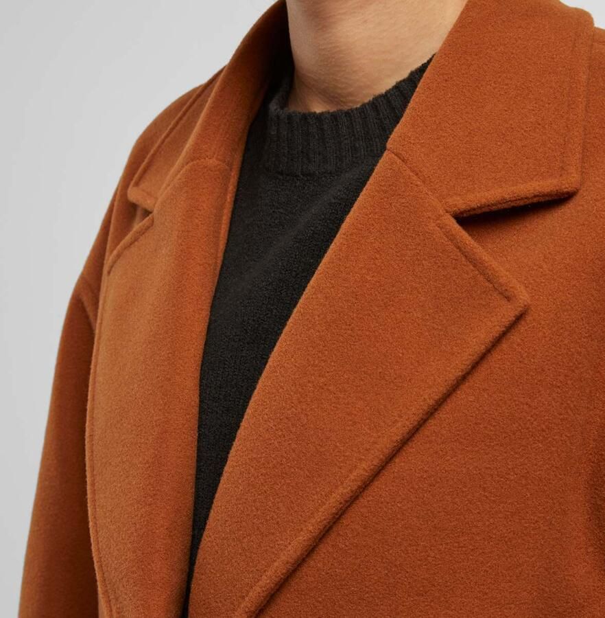 Urban Classics Ladies Oversized Long Coat Women Winterjassen bruin Maat XS Kleding - Foto 2