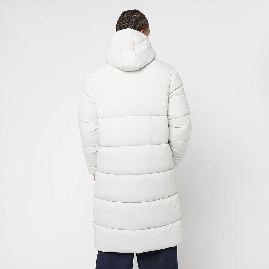 Urban Classics Long Puffer Coat Men jackets grijs Maat XXL Kleding