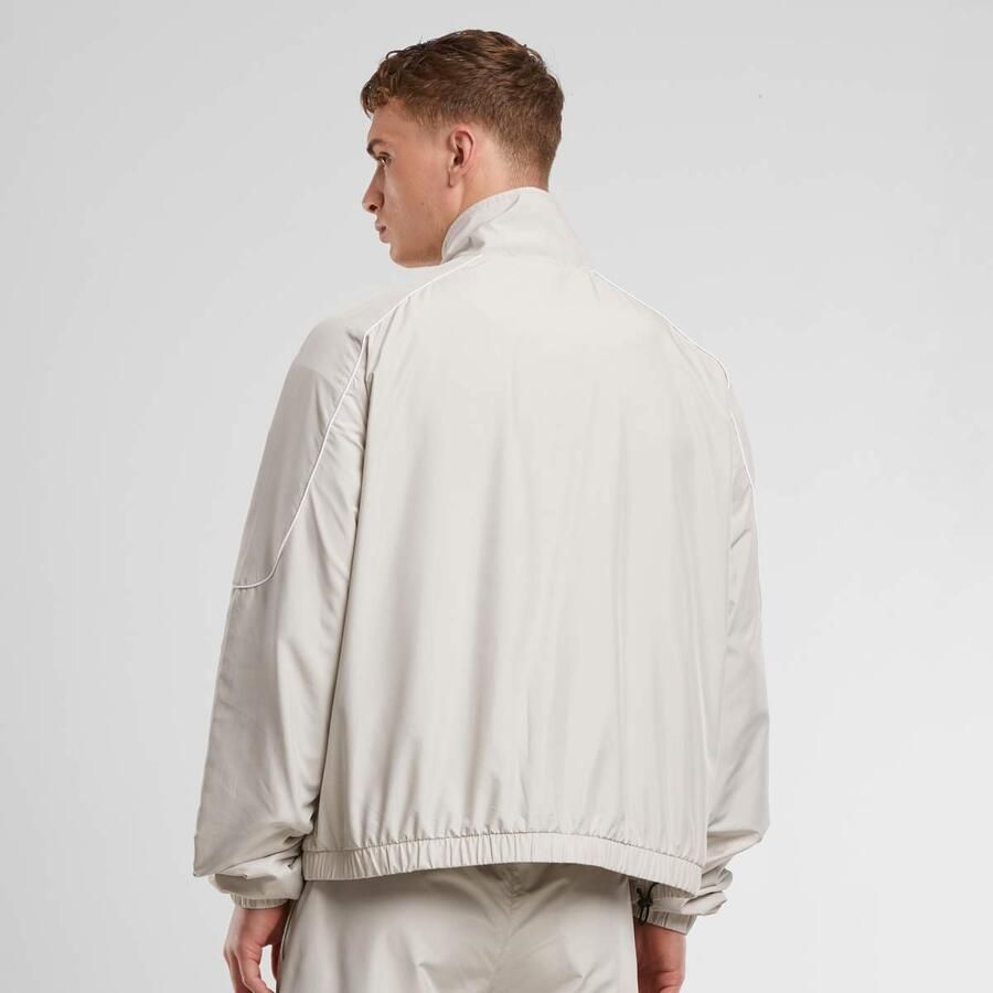 Urban Classics Piped Panel Trackjacket Men Trainingspakken beige Maat XXL Kleding