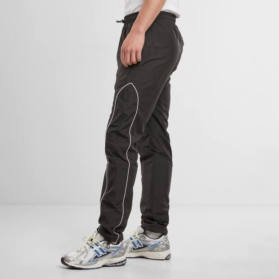 Urban Classics Piped Panel Trackpants Men Trainingsbroeken zwart Maat XXL Kleding