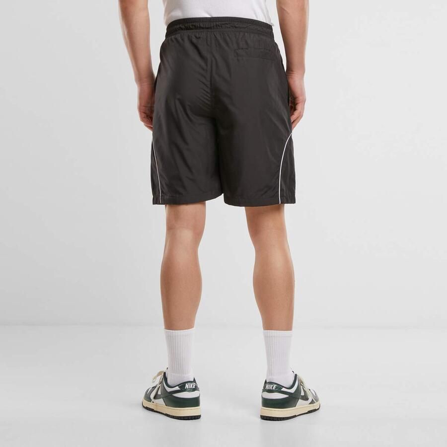 Urban Classics Piped Panel Trackshorts Men Sportshorts zwart Maat XXL Kleding