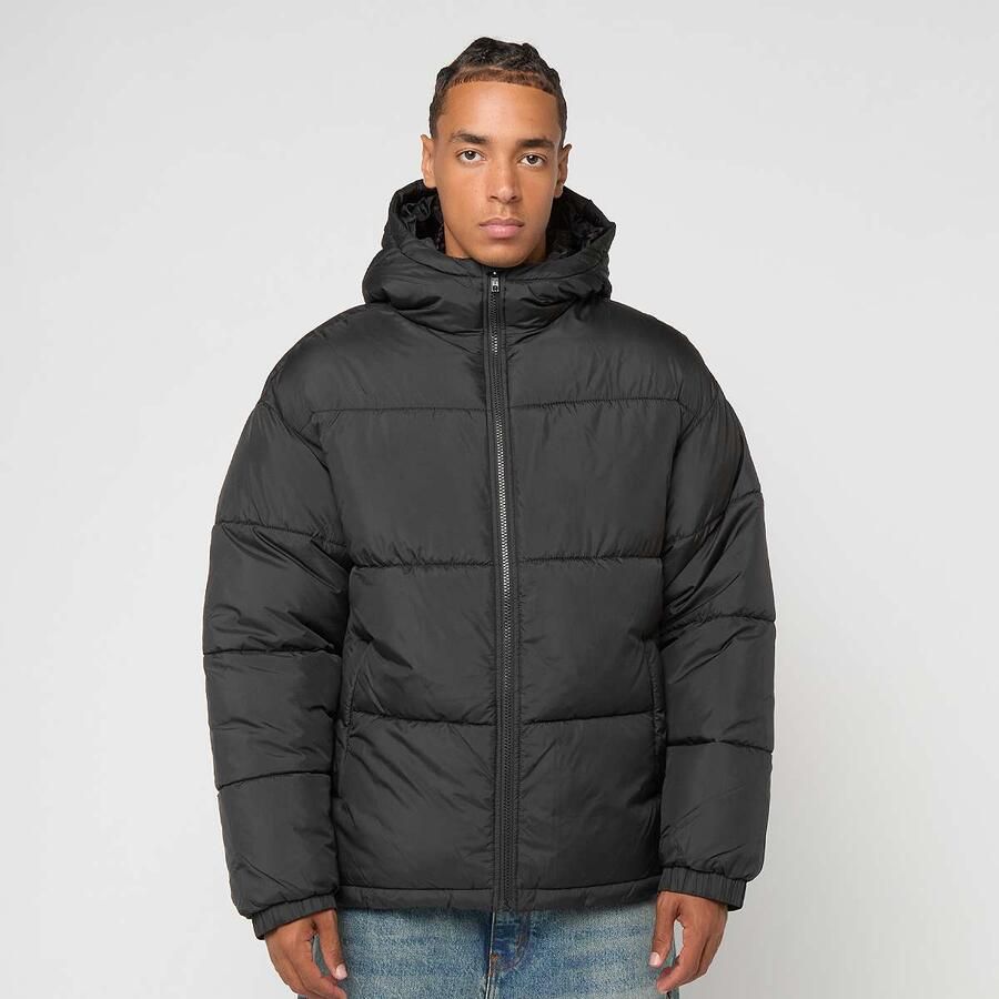 Urban Classics Shiny Puffer Jacket With Hood Men jackets zwart Maat XXL Kleding - Foto 3