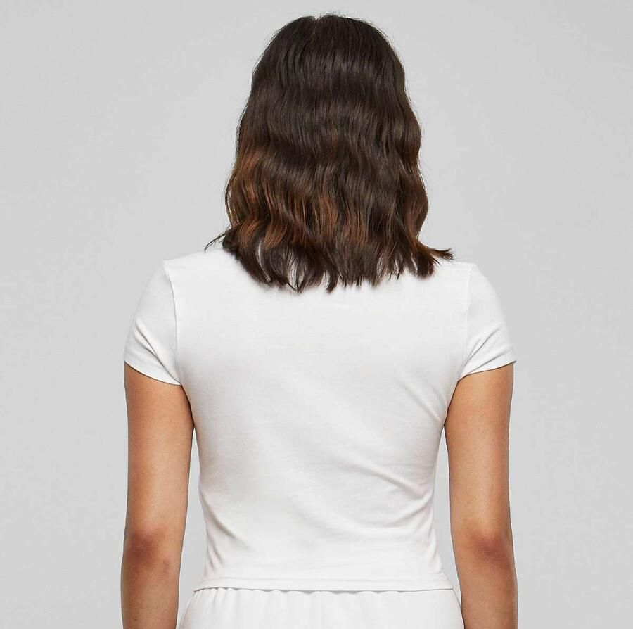 Urban Classics Stretch Jersey Cropped Tee Women T-Shirts & Polo's wit Maat XS Kleding - Foto 2