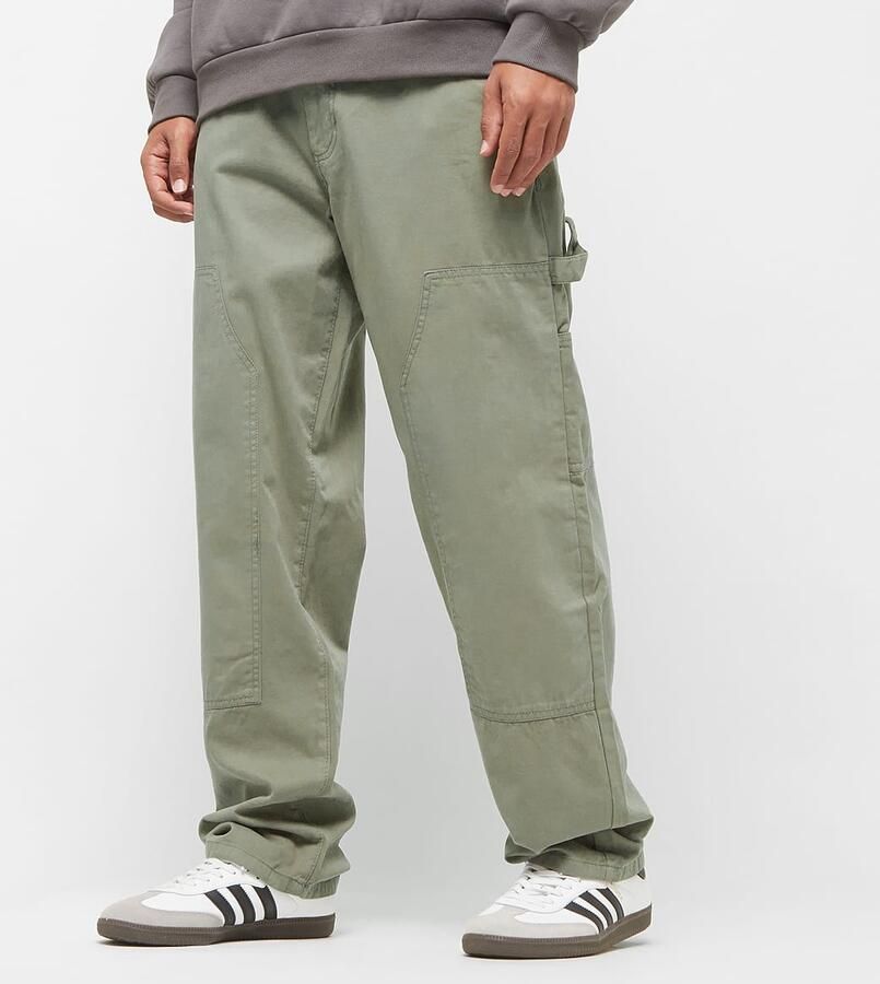 Urban Classics Twill Double Knee Pants Cargobroeken in groen formaten: 32 - Foto 6