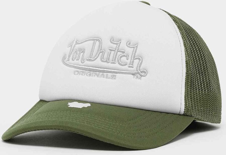 Von Dutch Originals Trucker Foam Atlanta Unisex Caps groen Maat ONE SIZE Accessoires