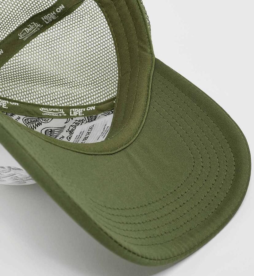 Von Dutch Originals Trucker Foam Atlanta Unisex Caps groen Maat ONE SIZE Accessoires - Foto 2