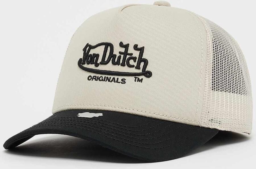Von Dutch Originals Trucker Newark Unisex Caps beige Maat ONE SIZE Accessoires - Foto 3
