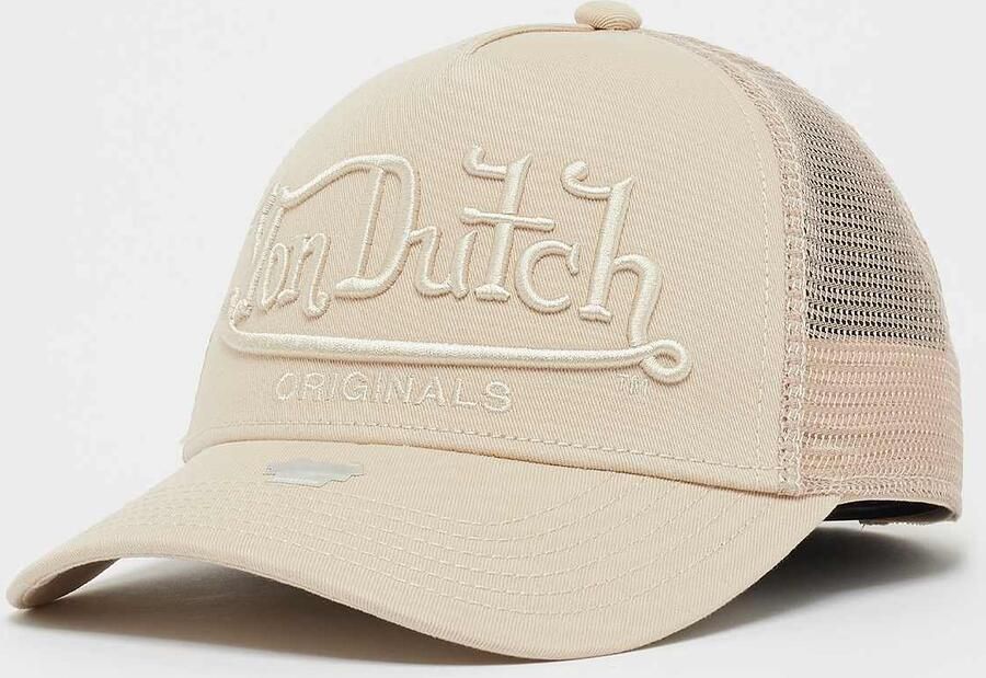 Von Dutch Originals Trucker Riverside Unisex Caps beige Maat ONE SIZE Accessoires - Foto 3
