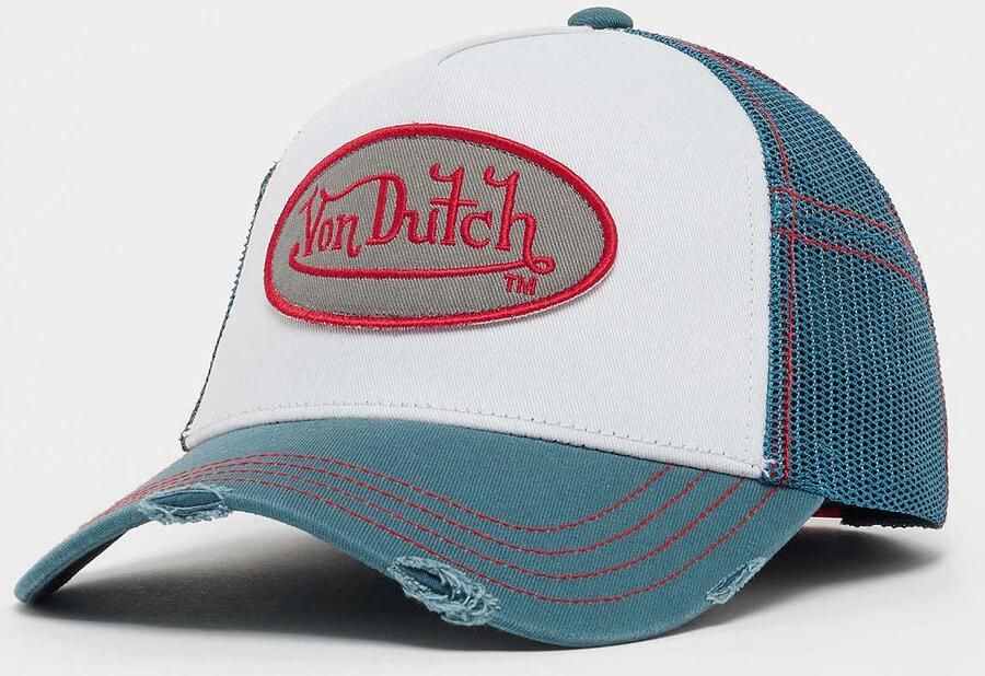 Von Dutch Originals Trucker Unisex Caps wit Maat ONE SIZE Accessoires
