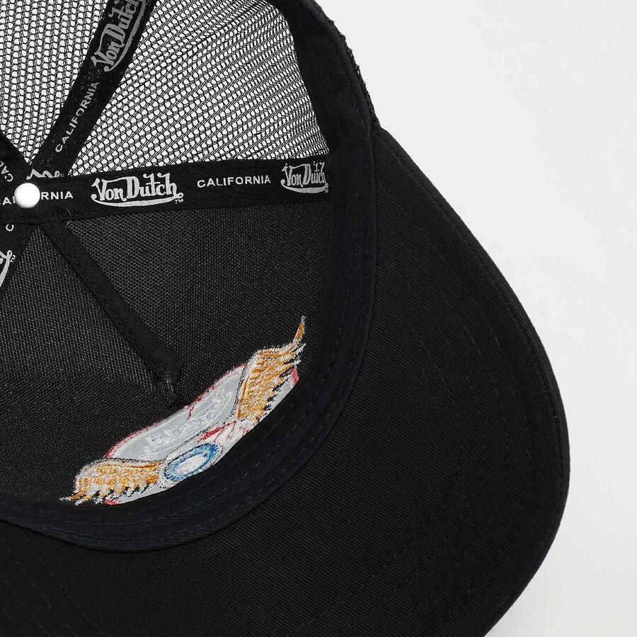 Von Dutch Originals Trucker Unisex Caps zwart Maat ONE SIZE Accessoires