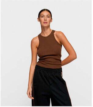 10 Days Top Tank Top Pearls Fudge