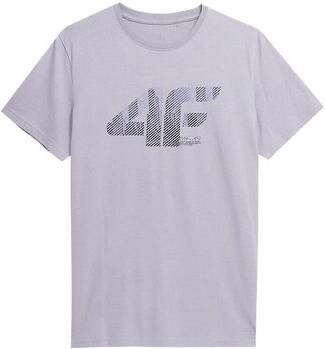 4F T-shirt Korte Mouw SS23TTSHM309CHODNYJASNYSZARY