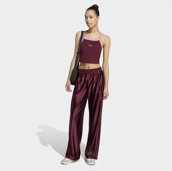 Adidas Sportswear High waist sweatbroek met glanzende satijnlook - Foto 4