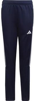 Adidas Perfor ce Junior sportbroek Tiro donkerblauw wit Polyester 140