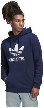 Adidas Originals Blauwe hoodie met maxi logo print Blue - Foto 3
