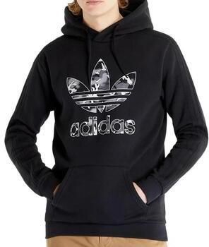 Adidas Originals Zwarte Heren Hoodie met Camo Print Black Heren - Foto 2