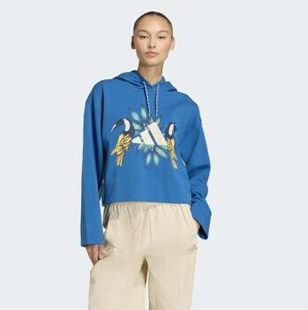 Adidas Sportswear regular fit hoodie van katoenmix