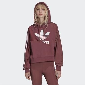Adidas Originals Trefoil Hoodie Hc7035 Roze Dames