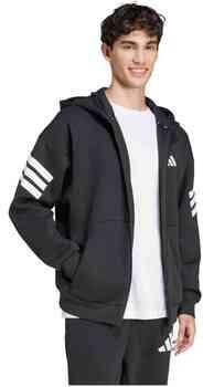 Adidas Sportswear Regular fit sweatjack met kangoeroezak