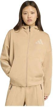 Adidas Capuchon sweaters Sweatshirt Z.n.e Full Zip Sweatshirt beige