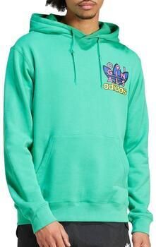 Adidas Originals Trefoil Graphic Hoodie Green- Heren Green