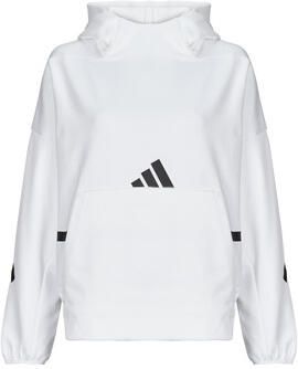 Adidas Z.N.E. Sweatshirt met Capuchon Wit- Dames Wit