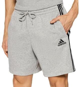 Adidas essentials french terry 3-stripes korte broek grijs heren - Foto 7