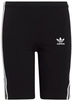 Adidas Originals short zwart wit Sportbroek Meisjes Katoen Logo 128