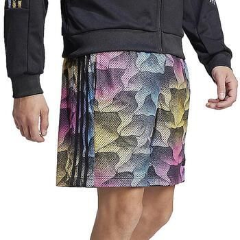 Adidas Gedrukte Mesh Shorts voor Sport Multicolor Heren
