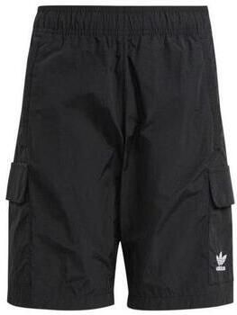 Adidas Originals Korte regular fit broek met labelstitching