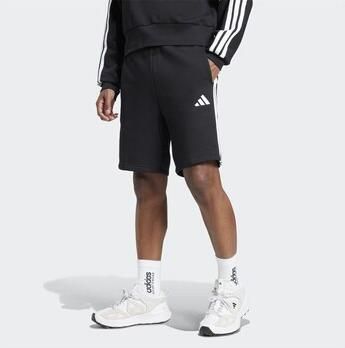Adidas Sportswear Regular fit sweatshorts met labelstitching